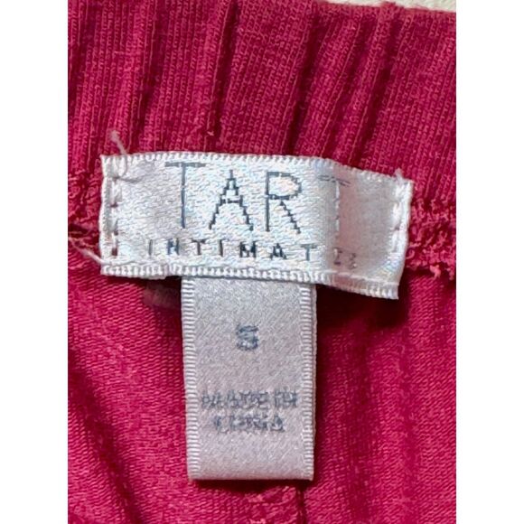 TART INTIMATES Fuchsia Cami PJ Set with Black Lace Trim, Sz S - Picture 9 of 11